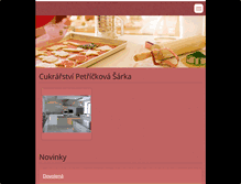 Tablet Screenshot of cukrarstvi.net